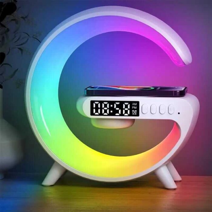 G63 Atmosphere RGB Light Bluetooth Speaker With Wireless Charging-2