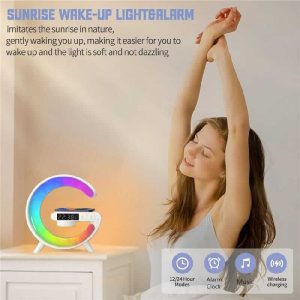 G63 Atmosphere RGB Light Bluetooth Speaker With Wireless Charging-3