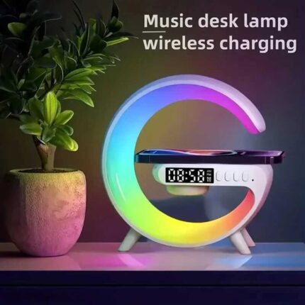 G63 Atmosphere RGB Light Bluetooth Speaker With Wireless Charging