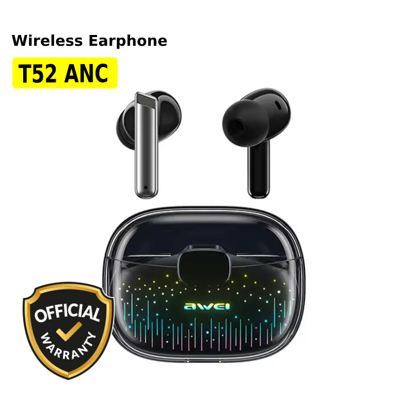 Awei T52 Tws Wireless Bluetooth Gaming Earbuds