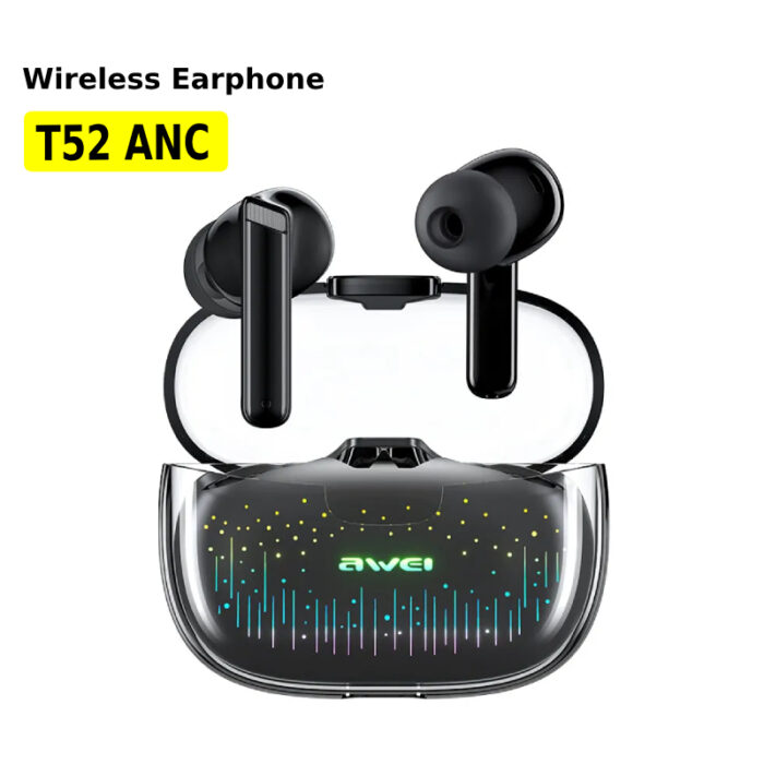 Awei T52 Tws Wireless Bluetooth Gaming Earbuds