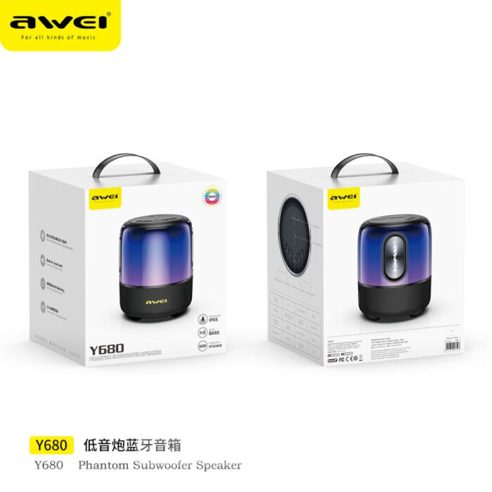 Awei Y680 Outdoor Waterproof Wireless Bluetooth Speakers