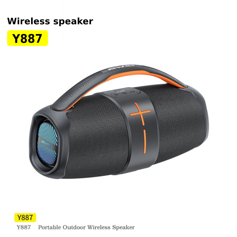 Awei Y887 portable outdoor bluetooth speaker - Black