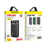 Awei power bank 20000mah P78k PD22.5ws Portable