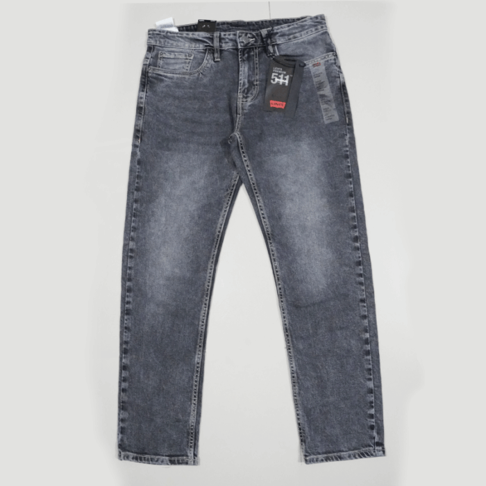 Men’s Light Grey and Black Jeans pant 1