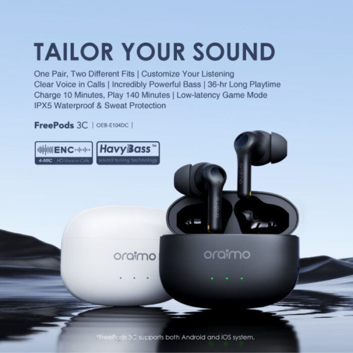Oraimo OEB-E104DC FreePods 3C ENC True Wireless Earbuds