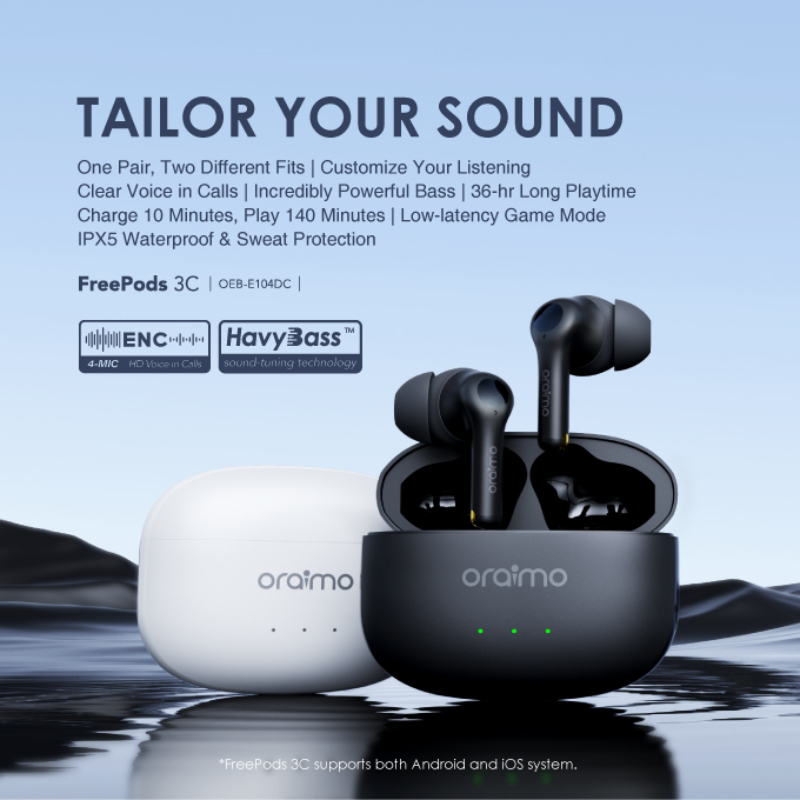 Oraimo OEB-E104DC FreePods 3C ENC True Wireless Earbuds